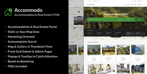 Accommodo v1.0.1 - Accommodation Travel Template Accommodo v1.0.1 - Accommodation Travel Template