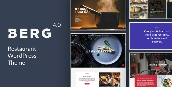 BERG v4.0.3 - Restaurant WordPress Theme