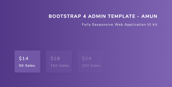 Bootstrap 4 Admin Template - Amun Bootstrap 4 Admin Template - Amun