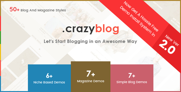 CrazyBlog v2.0 - Start A Blog or Magazine for Adsense