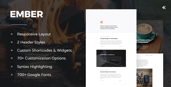 Ember v1.2.0 - Responsive WordPress Blog Theme Ember v1.2.0 - Responsive WordPress Blog Theme