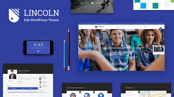 Lincoln v4.2.02 - Education Material Design WordPress Theme