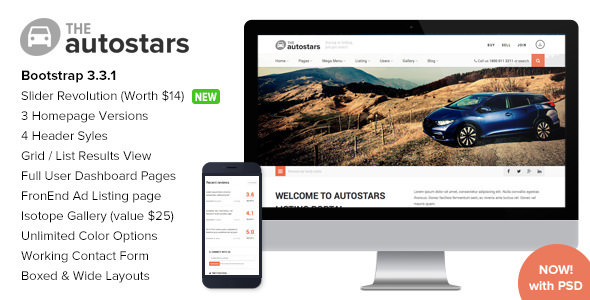 AutoStars v1.3.1 - Responsive Car Dealership Template AutoStars v1.3.1 - Responsive Car Dealership Template