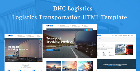 DHC | Logistics Transportation HTML Template DHC | Logistics Transportation HTML Template