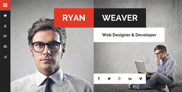 Divergent v1.7 - Personal Vcard Resume WordPress Theme Divergent v1.7 - Personal Vcard Resume WordPress Theme