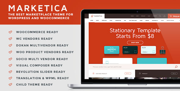 Marketica v4.2.0 - Marketplace WordPress Theme Marketica v4.2.0 - Marketplace WordPress Theme