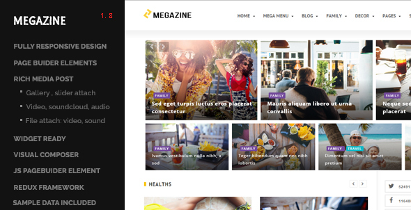 Megazine v1.0 - Multi Blog WordPress Responsive Theme Megazine v1.0 - Multi Blog WordPress Responsive Theme