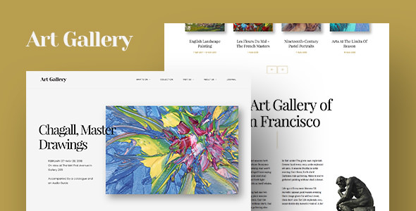 Arte v1.0 - Art Gallery WordPress Theme Arte v1.0 - Art Gallery WordPress Theme