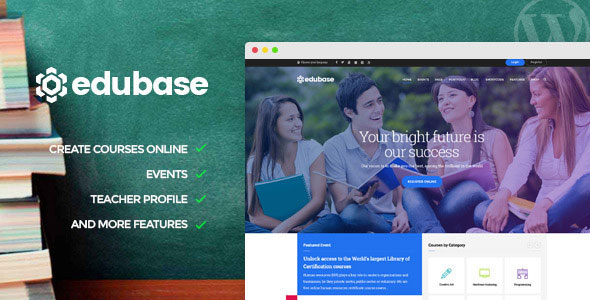 Edubase v1.4.3 - Course, Learning, Event WordPress Theme Edubase v1.4.3 - Course, Learning, Event WordPress Theme