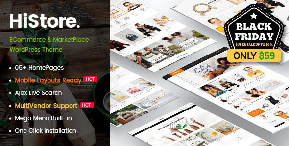 HiStore v1.0.1 - Clean Fashion, Furniture eCommerce & MarketPlace HiStore v1.0.1 - Clean Fashion, Furniture eCommerce & MarketPlace