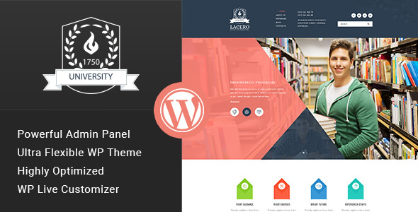 Lacero v1.0 - Education & University WordPress Theme Lacero v1.0 - Education & University WordPress Theme