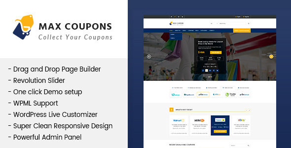 Max Coupons v1.0 - Couponry & Deals WordPress Theme Max Coupons v1.0 - Couponry & Deals WordPress Theme