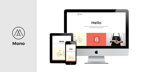 MONO - Premium Web Template for Creatives MONO - Premium Web Template for Creatives