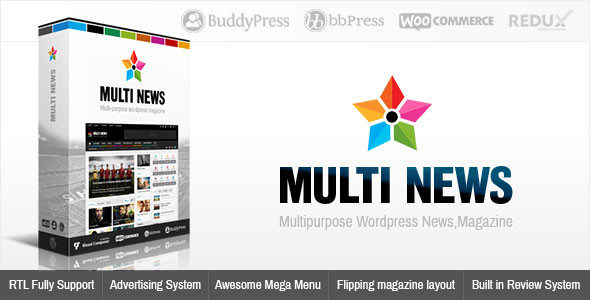 Multinews v2.5.9 - Multi-purpose WordPress News, Magazine Multinews v2.5.9 - Multi-purpose WordPress News, Magazine