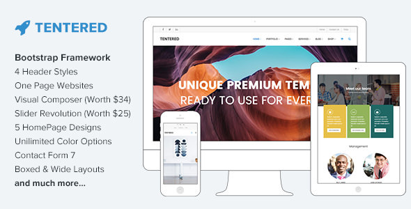 Tentered v1.3 - Multi Purpose WordPress Theme Tentered v1.3 - Multi Purpose WordPress Theme