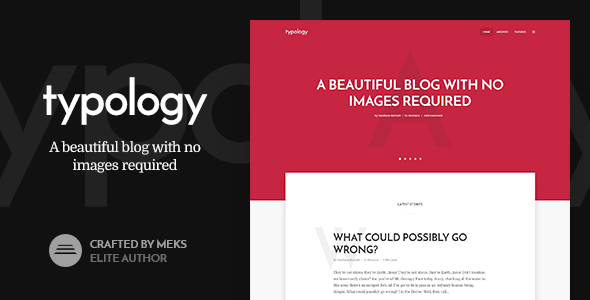 Typology v1.3 - Text Based Minimal WordPress Blog Theme Typology v1.3 - Text Based Minimal WordPress Blog Theme