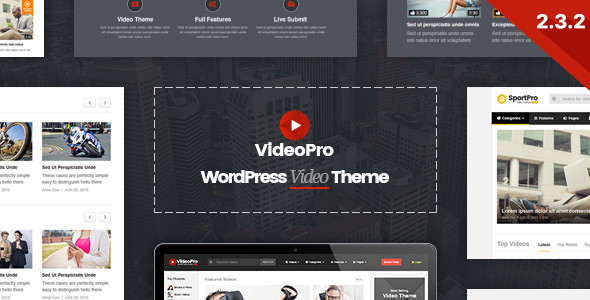 VideoPro v2.3.2.3 - Video WordPress Theme VideoPro v2.3.2.3 - Video WordPress Theme