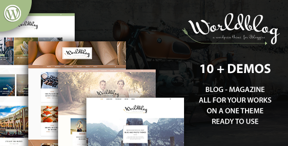 Worldblog v1.0 - WordPress Blog and Magazine Theme Worldblog v1.0 - WordPress Blog and Magazine Theme