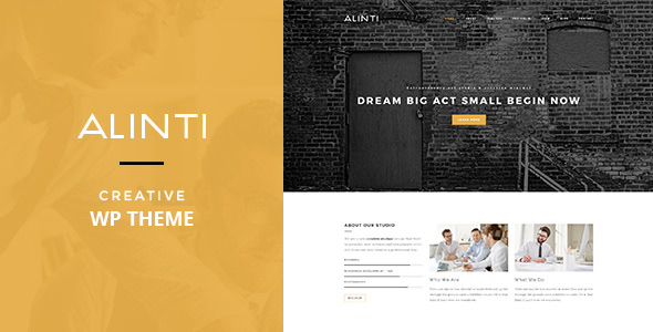 Alinti v1.1 - Minimal Creative WordPress Portfolio Alinti v1.1 - Minimal Creative WordPress Portfolio