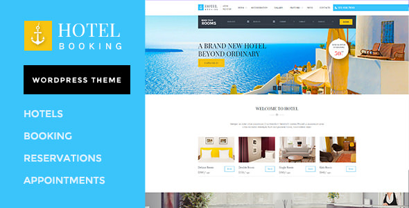 Hotel Booking v1.3 - WordPress Theme for Hotels Hotel Booking v1.3 - WordPress Theme for Hotels