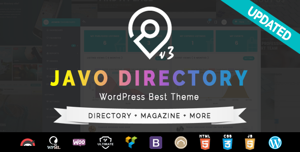 Javo Directory v3.3.2 - WordPress Theme Javo Directory v3.3.2 - WordPress Theme