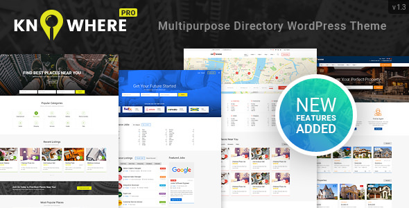 Knowhere Pro v1.3.1 - Multipurpose Directory WordPress Theme Knowhere Pro v1.3.1 - Multipurpose Directory WordPress Theme