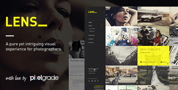 LENS v2.5.0 - An Enjoyable Photography WordPress Theme LENS v2.5.0 - An Enjoyable Photography WordPress Theme