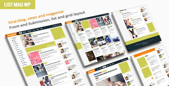 List Mag WP v1.4 - A Responsive WordPress Blog Theme List Mag WP v1.4 - A Responsive WordPress Blog Theme
