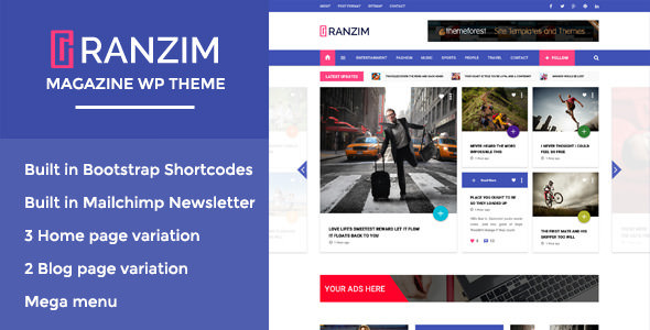 Ranzim v1.0 - Responsive Magazine WordPress Theme Ranzim v1.0 - Responsive Magazine WordPress Theme