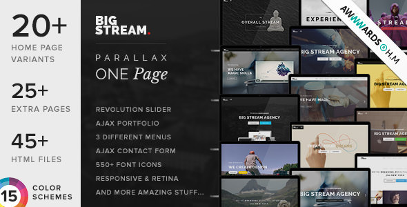 BigStream v1.5.8 - One Page Multi-Purpose Template BigStream v1.5.8 - One Page Multi-Purpose Template