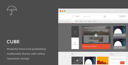 Cube v1.9.7 - Front-end Multimedia Publishing WP Theme Cube v1.9.7 - Front-end Multimedia Publishing WP Theme