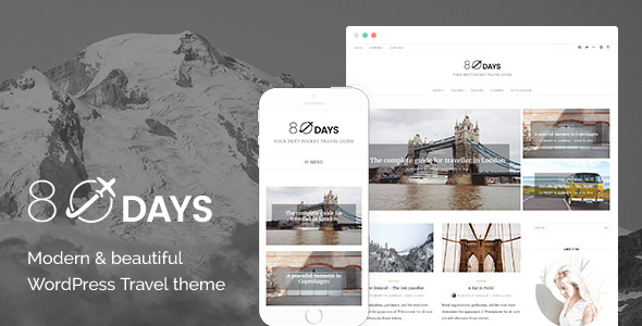 EightyDays v2.2.2 - A WordPress Travel Theme For Travel Blogs EightyDays v2.2.2 - A WordPress Travel Theme For Travel Blogs