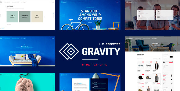 Gravity v1.0 - ECommerce, Agency & Presentation HTML Template Gravity v1.0 - ECommerce, Agency & Presentation HTML Template