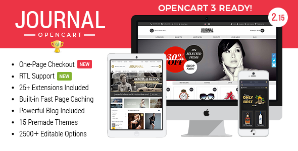 Journal v2.16.0 - Advanced Opencart Theme Journal v2.16.0 - Advanced Opencart Theme