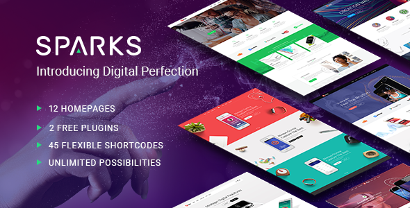 Sparks v1.1.2 - A Modern Theme for App Creators, Startups Sparks v1.1.2 - A Modern Theme for App Creators, Startups