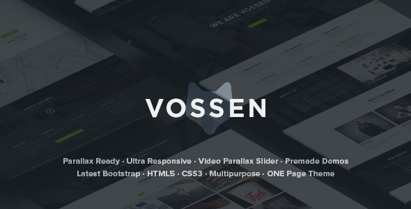 Vossen v1.4 - Responsive Parallax Multipurpose Template Vossen v1.4 - Responsive Parallax Multipurpose Template