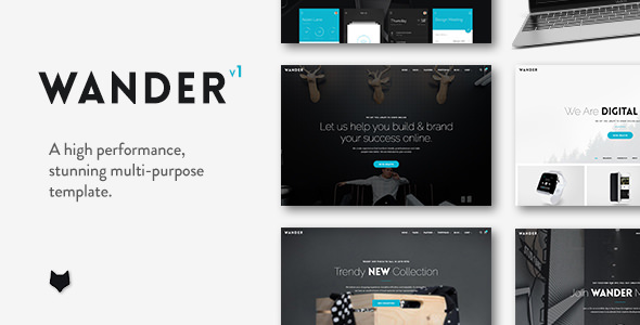 Wander v1.1.2 - The Multi-Purpose Template Wander v1.1.2 - The Multi-Purpose Template
