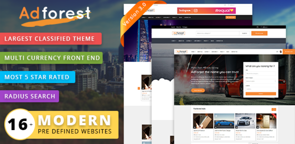 AdForest v3.1.4 - Classified Ads WordPress Theme AdForest v3.1.4 - Classified Ads WordPress Theme