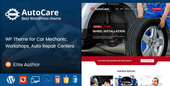 Auto Care v1.0 - WordPress Theme for Car Mechanic Auto Care v1.0 - WordPress Theme for Car Mechanic