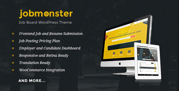 Jobmonster v4.4.3.1 - Job Board WordPress Theme Jobmonster v4.4.3.1 - Job Board WordPress Theme