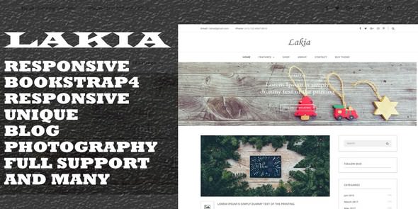 Lakia - HTML Blog Template Lakia - HTML Blog Template