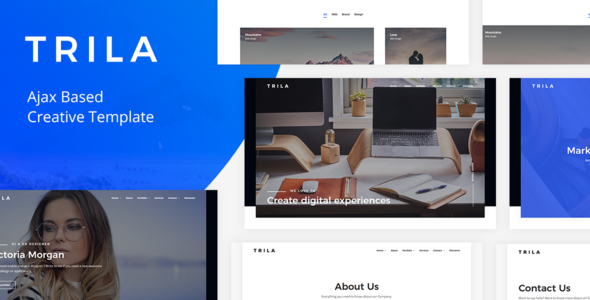 Trila v1.0.2 - Ajax Based Creative Template Trila v1.0.2 - Ajax Based Creative Template