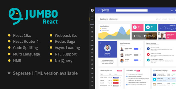 React v1.6 - Redux Material BootStrap 4 Admin Template React v1.6 - Redux Material BootStrap 4 Admin Template
