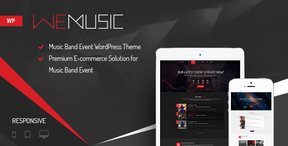 WeMusic v1.7.6 - Music Band Event WordPress Theme WeMusic v1.7.6 - Music Band Event WordPress Theme