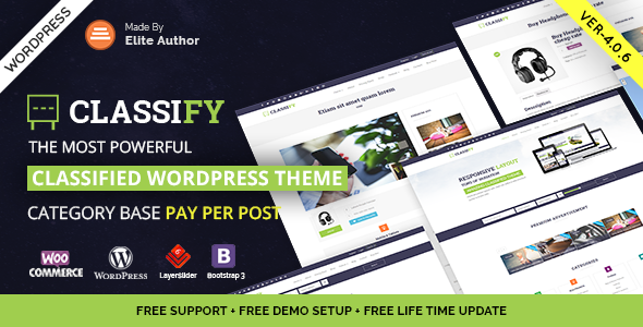 Classify v4.0.4 - Classified Ads WordPress Theme Classify v4.0.4 - Classified Ads WordPress Theme