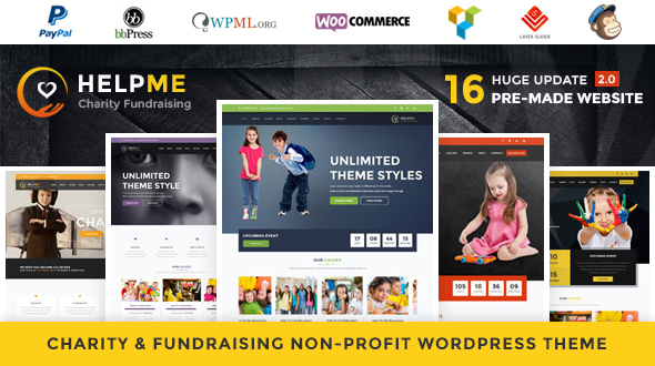 HelpMe v2.5 - Nonprofit Charity WordPress Theme HelpMe v2.5 - Nonprofit Charity WordPress Theme