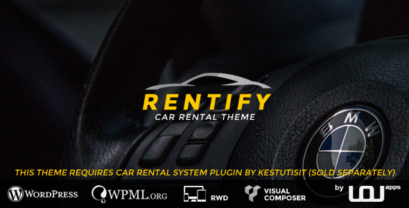 Rentify v2.0.3 - Car Rental WordPress Theme Rentify v2.0.3 - Car Rental WordPress Theme