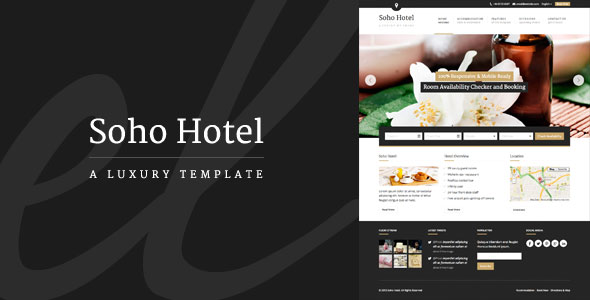 Soho Hotel v2.2.3 - Responsive Hotel Booking WP Theme Soho Hotel v2.2.3 - Responsive Hotel Booking WP Theme