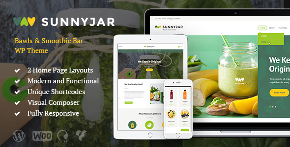 SunnyJar v1.2 - Smoothie Bar & Healthy Drinks Shop Theme SunnyJar v1.2 - Smoothie Bar & Healthy Drinks Shop Theme