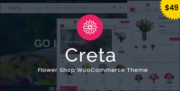 Creta v2.7 - Flower Shop WooCommerce WordPress Theme Creta v2.7 - Flower Shop WooCommerce WordPress Theme